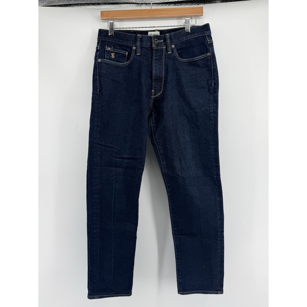 Todd Snyder Men's Size 30 Slim Fit Stretch Dark Indigo Rinse Wash Denim Jeans